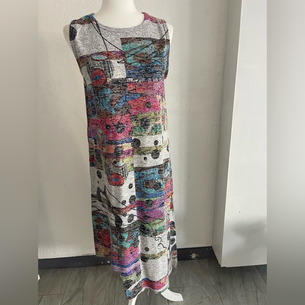 Colorful Patchwork Maxi Dress